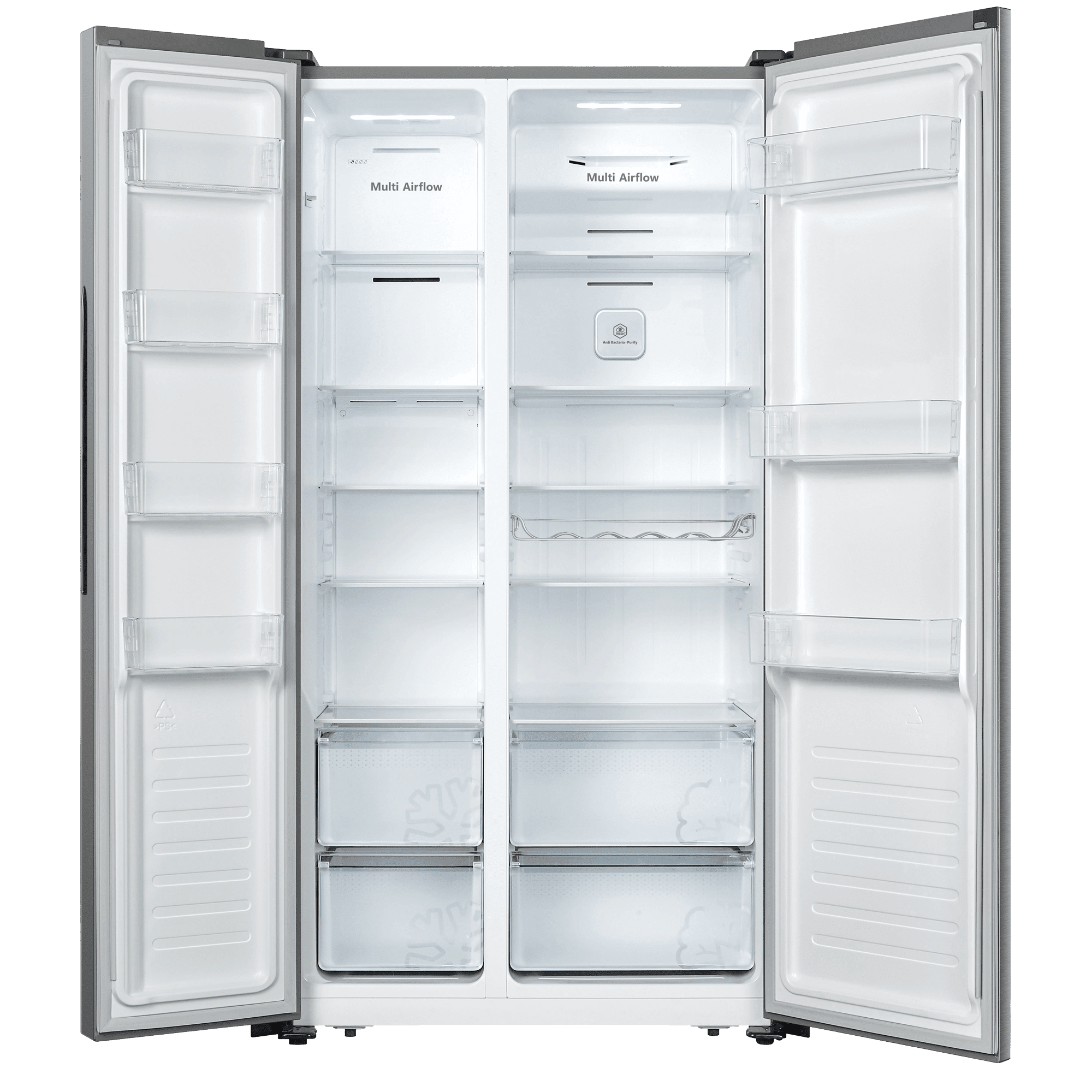 Hisense RS677N4AIF side-by-side refrigerator Freestanding – image 3