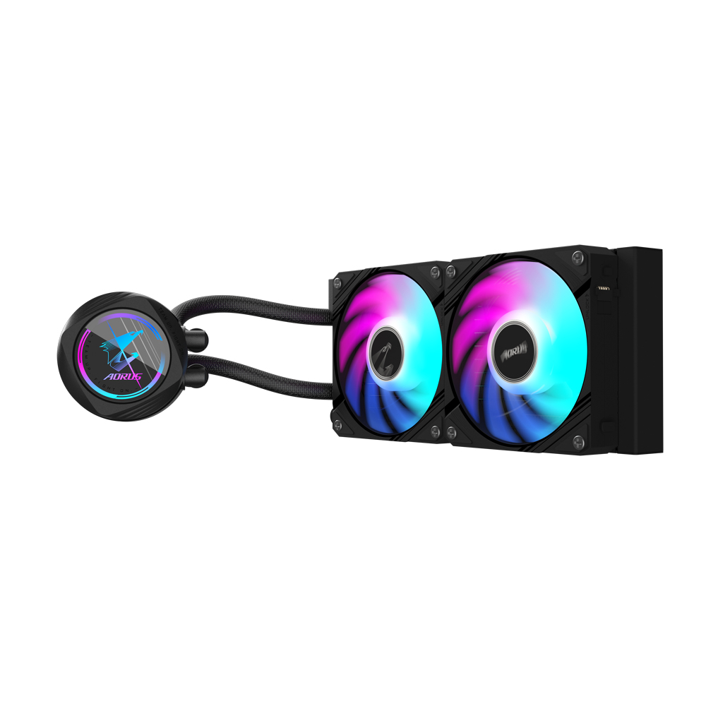 Enfriamiento Líquido Gigabyte AORUS WATERFORCE II 240 - 2 Ventiladores - 2300RPM - RGB - GP-AORUS WATERFORCE II 240 Enfriamiento Líquido Gigabyte AORUS WATERFORCE II 240 - 2 Ventiladores - 2300RPM - RGB - GP-AORUS WATERFORCE II 240