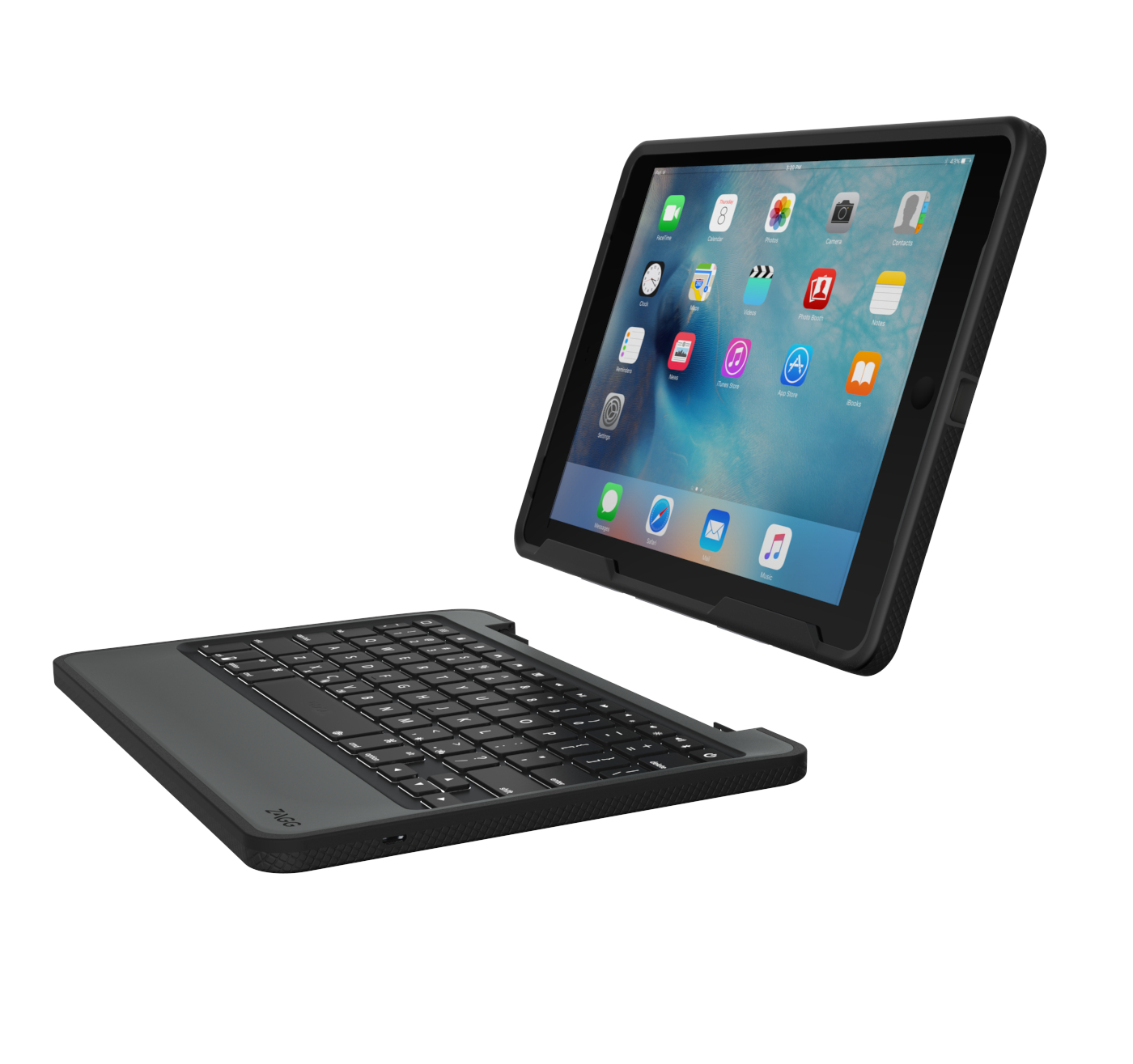 ZAGG ID8RGK-BBG mobile device keyboard QWERTZ Bluetooth Black, Grey – image 5