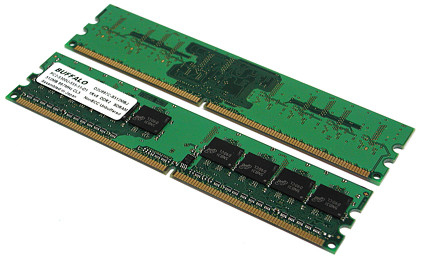 Buffalo D2U667C-K2G/BR memory module