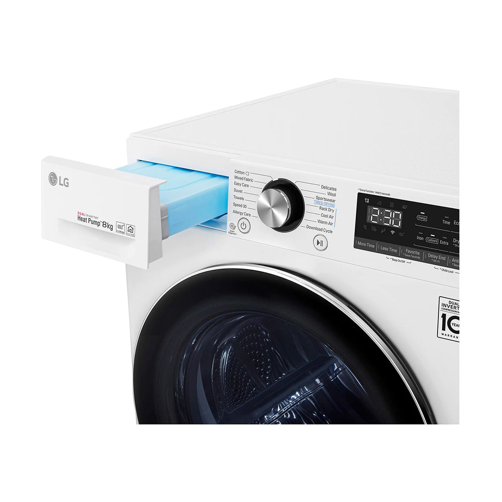 LG RC80V9AV3W tumble dryer Freestanding Front-load – image 7