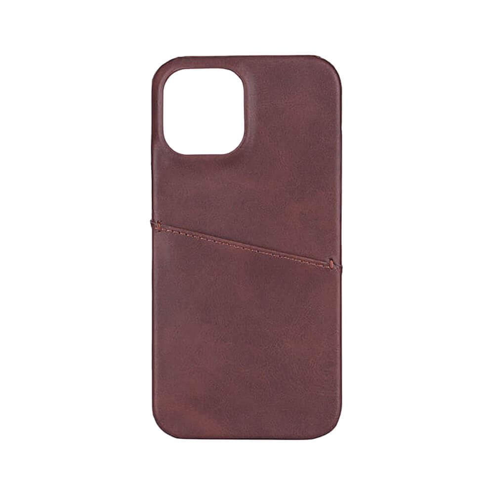 Onsala Mobile Cover Brown with Cardpocket iPhone 12