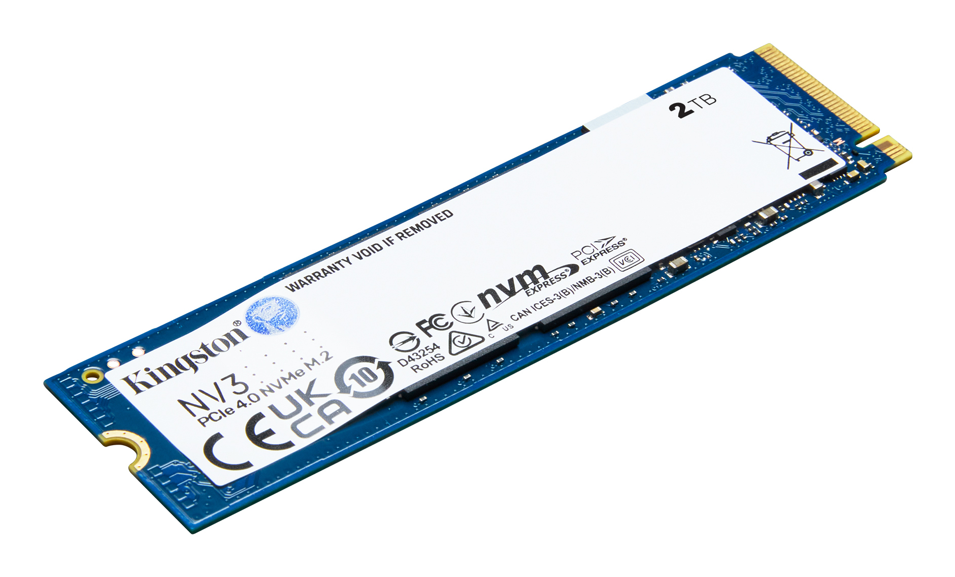 Unidad de Estado Sólido Kingston NV3 - M.2 - 2TB - PCI-E 4.0 - SNV3S/2000G