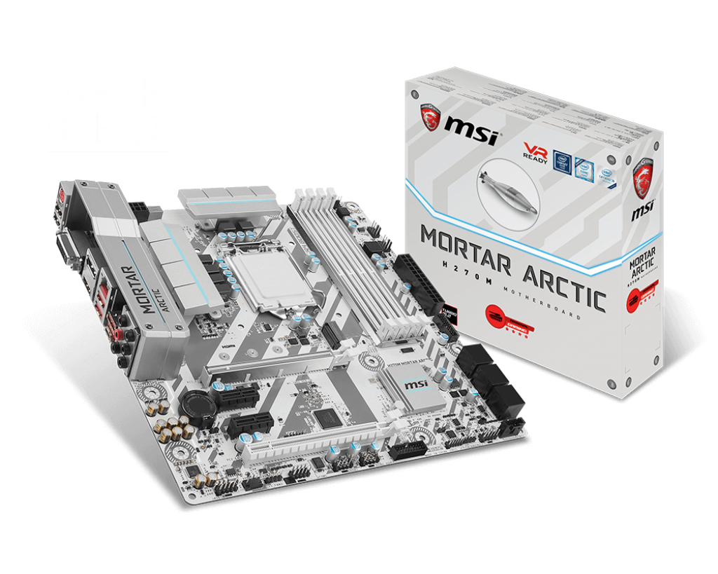 MSI H270M MORTAR ARCTIC