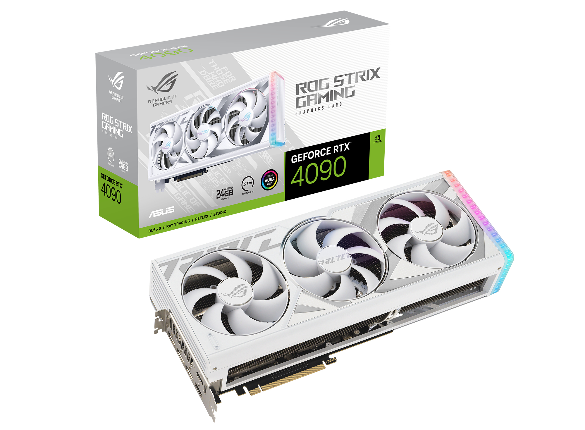 ASUS ROG -STRIX-RTX4090-24G-WHITE NVIDIA GeForce RTX 4090 – image 1