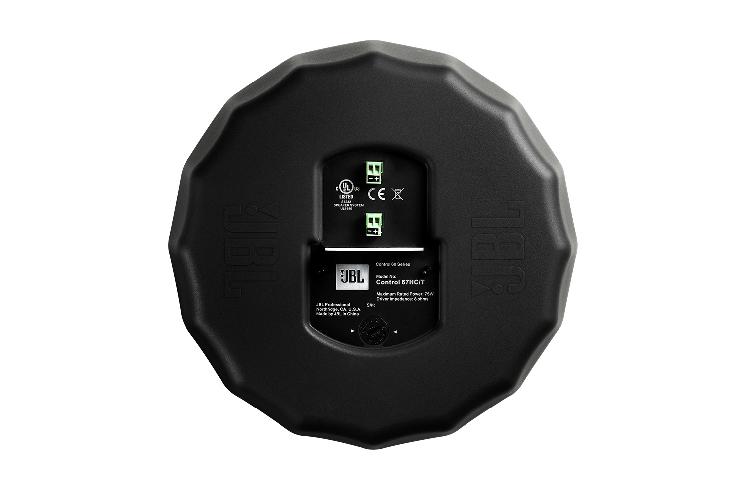 JBL CONTROL® SERIES 67HC/T 1-way Black Wired – image 3