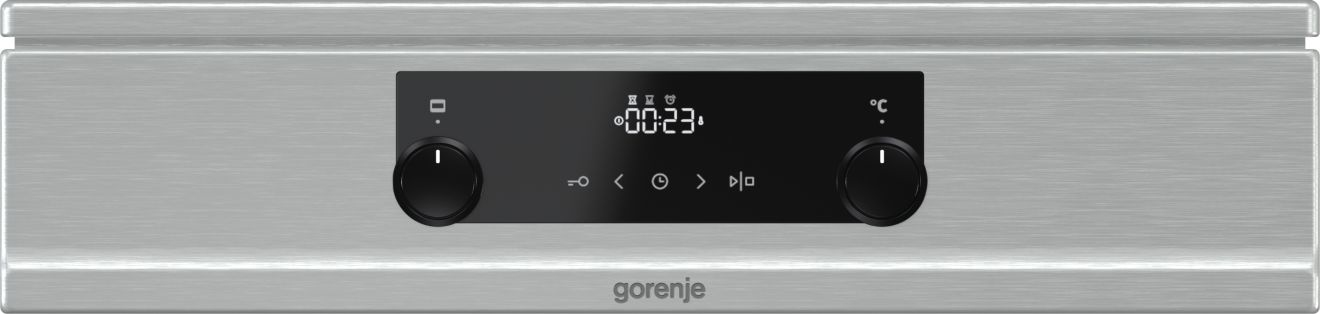 Gorenje EIT6351XPD Freestanding cooker Electric Zone induction hob Black, Stainless steel – image 5