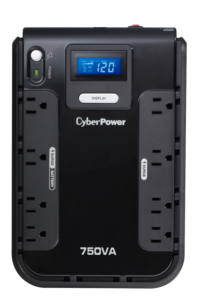 CyberPower CP750LCD uninterruptible power supply (UPS) Standby (Offline) 0.75 kVA – image 1