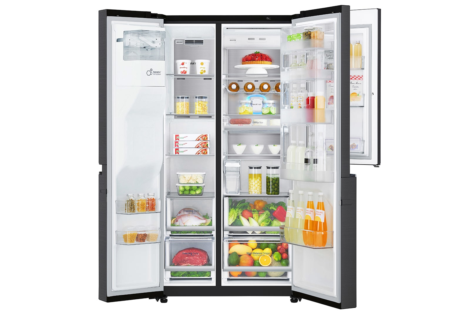 LG GSJ961MCCZ side-by-side refrigerator Freestanding – image 3