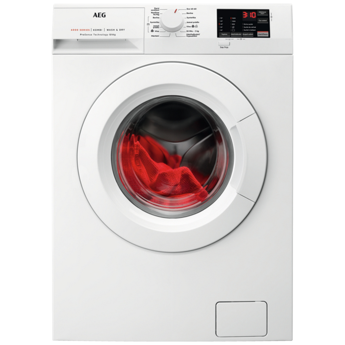 AEG L6WBJ68WC washer dryer Freestanding Front-load White – image 1