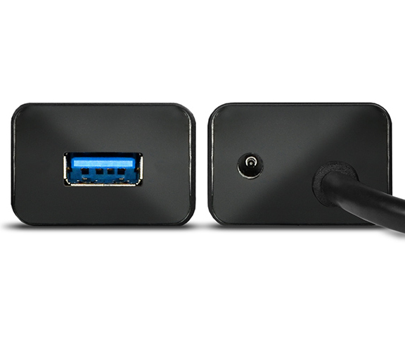 Axagon HUE-SA7BP 7x USB 3.0 ALU CHARGING hub BLACK incl. AC adapter – image 8