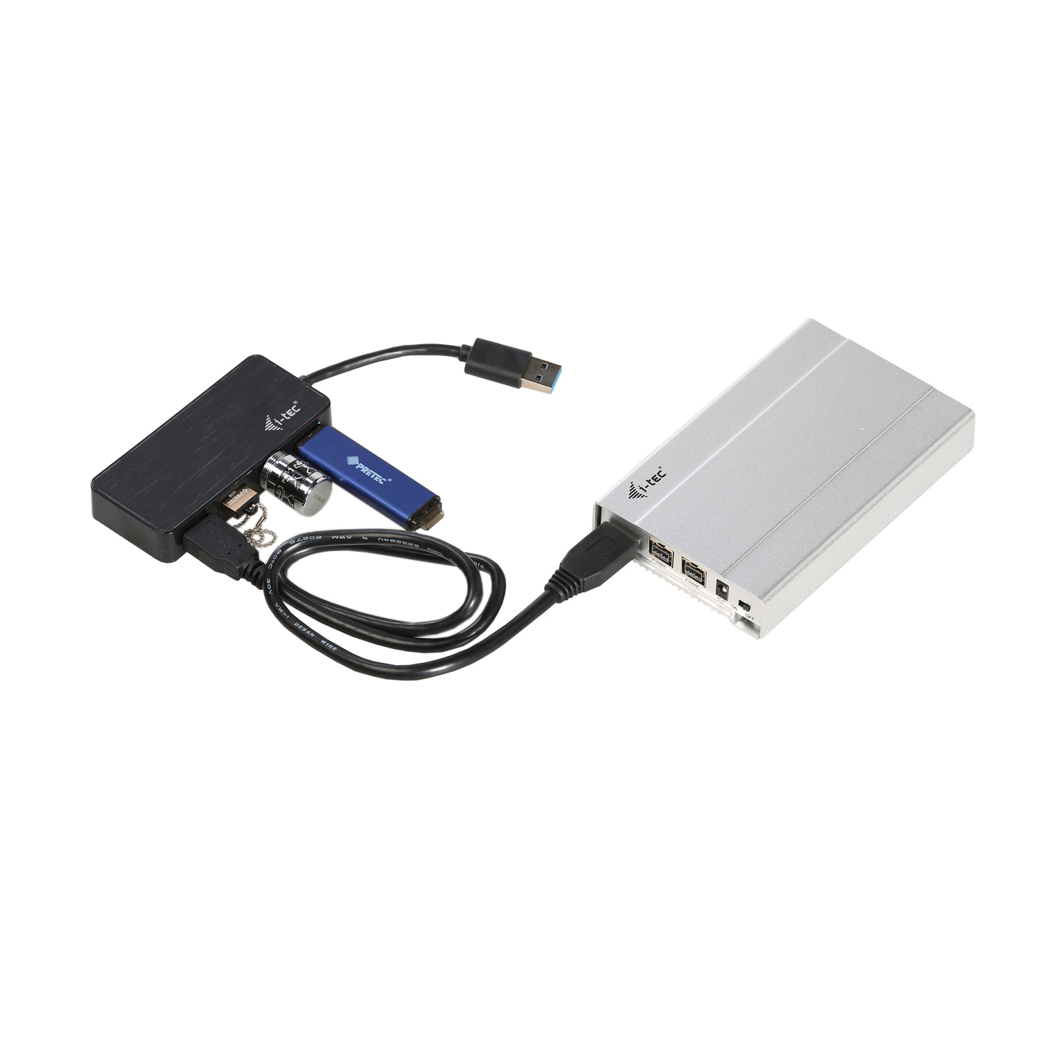 i-tec U3HUB444 mobile device charger Mobile phone, MP3 Black USB Indoor – image 2
