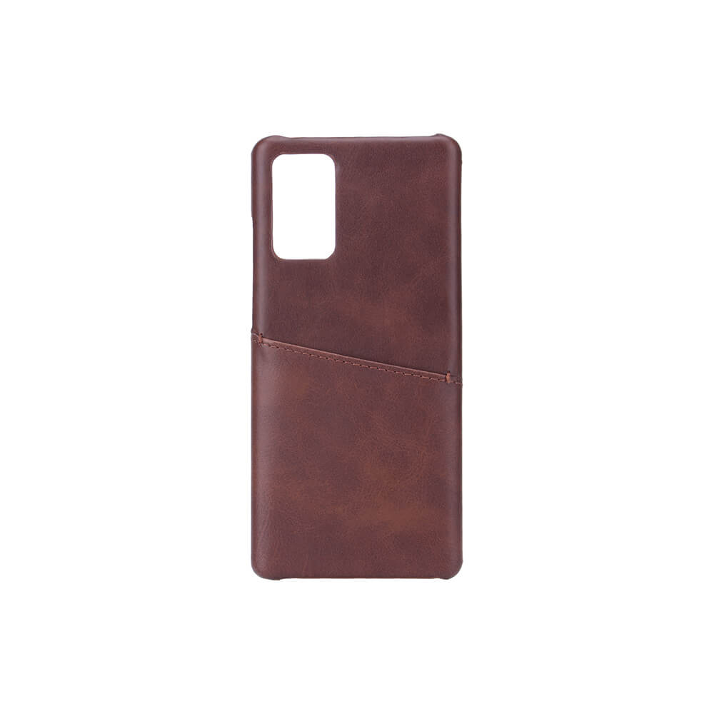 Onsala Mobile Cover Brown with Cardpocket Samsung Note 20