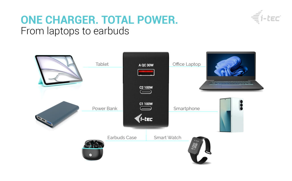 i-tec 100W Intelligent Multiport USB Charger – image 7