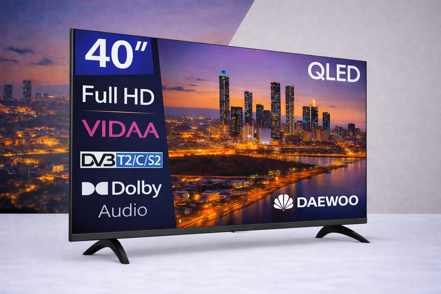 Daewoo 40VB56FQ TV 101.6 cm (40") Full HD Smart TV Wi-Fi Black – image 7