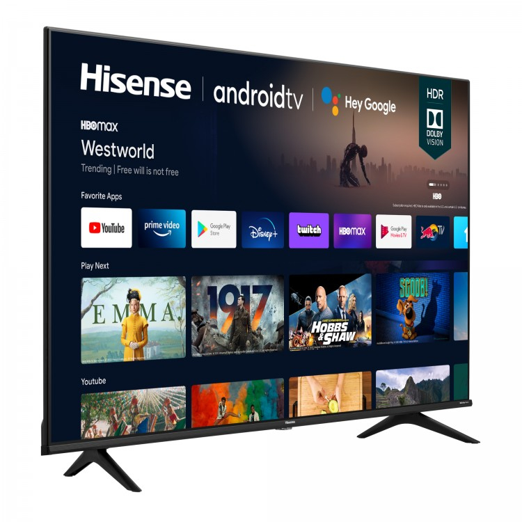 Hisense 43A6G 109.2 cm (43") 4K Ultra HD Smart TV Wi-Fi Black, Grey – image 2