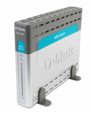 D-Link ADSL Router with built in 4-Port Switch