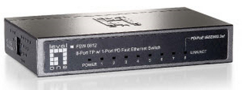 LevelOne FSW-0812 network switch Unmanaged Power over Ethernet (PoE) – image 1