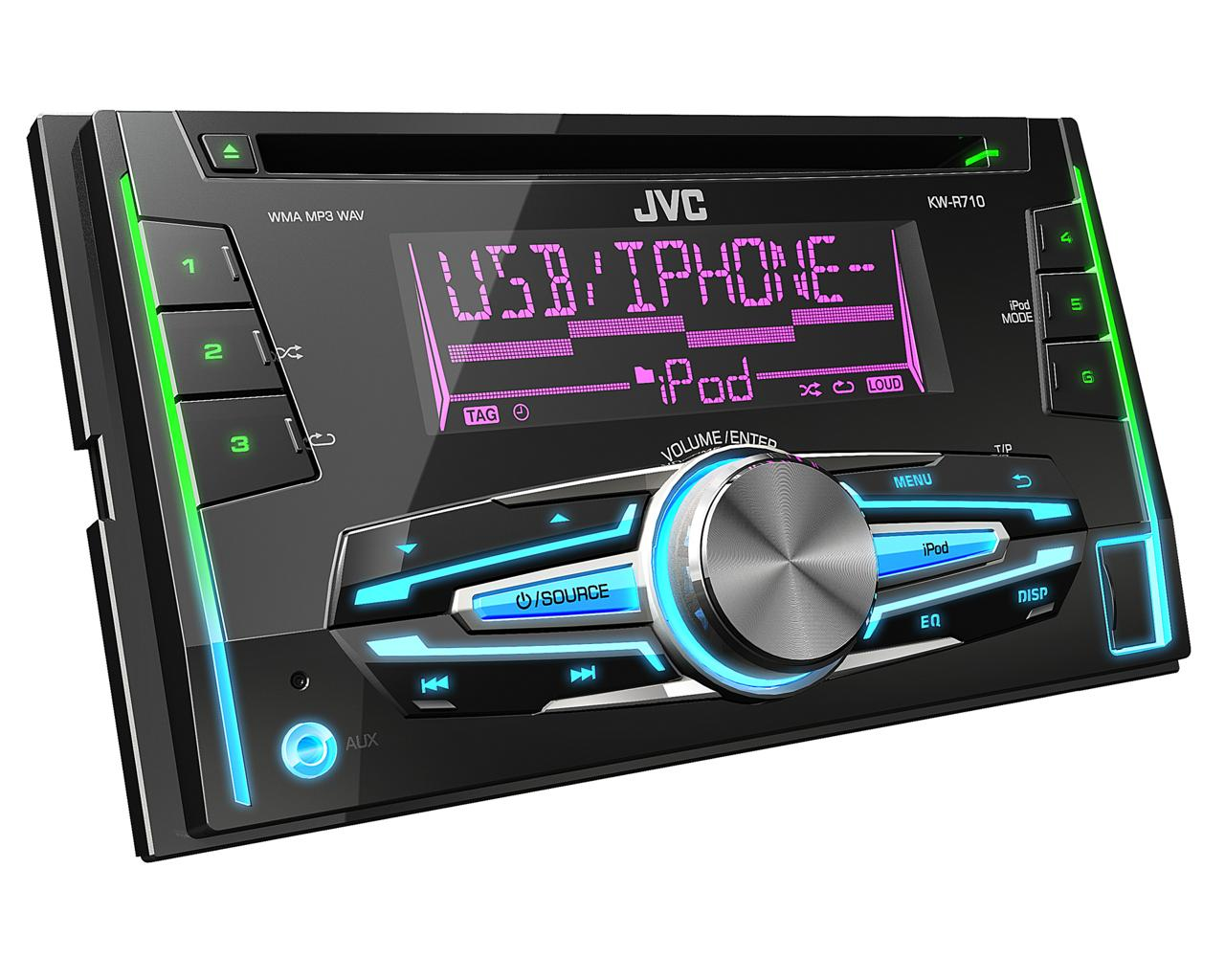 JVC KW-R710E car media receiver Black – image 2