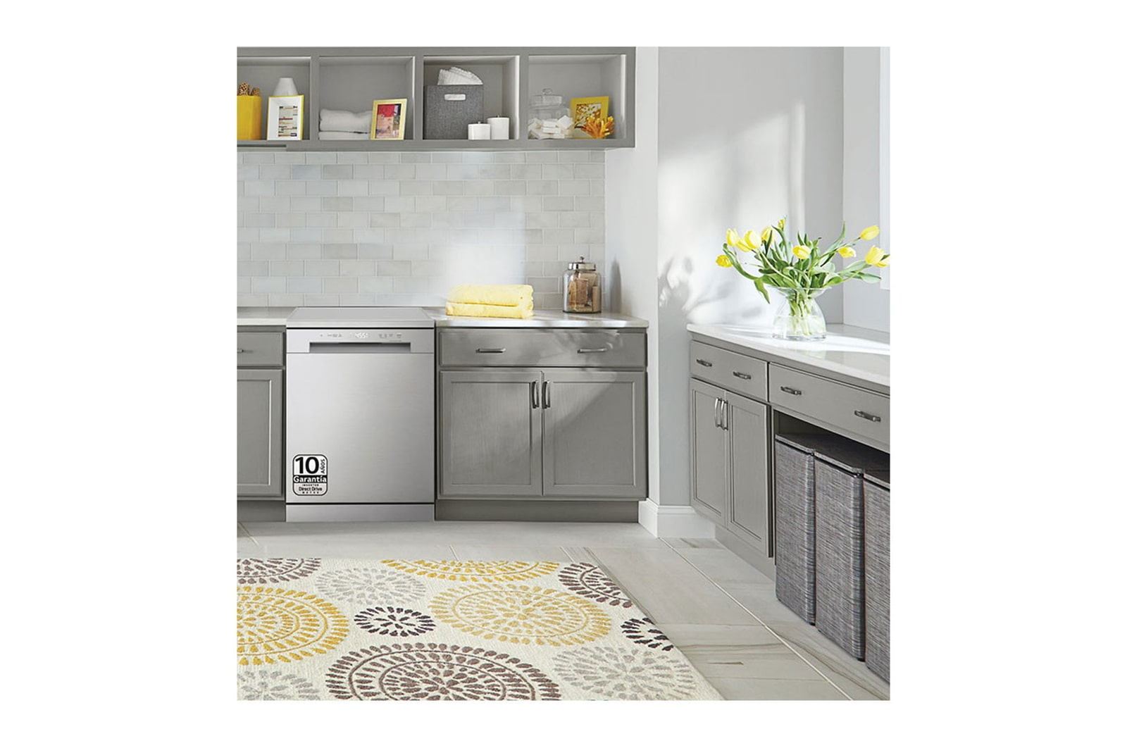 LG DF142FV dishwasher Freestanding 14 place settings – image 9