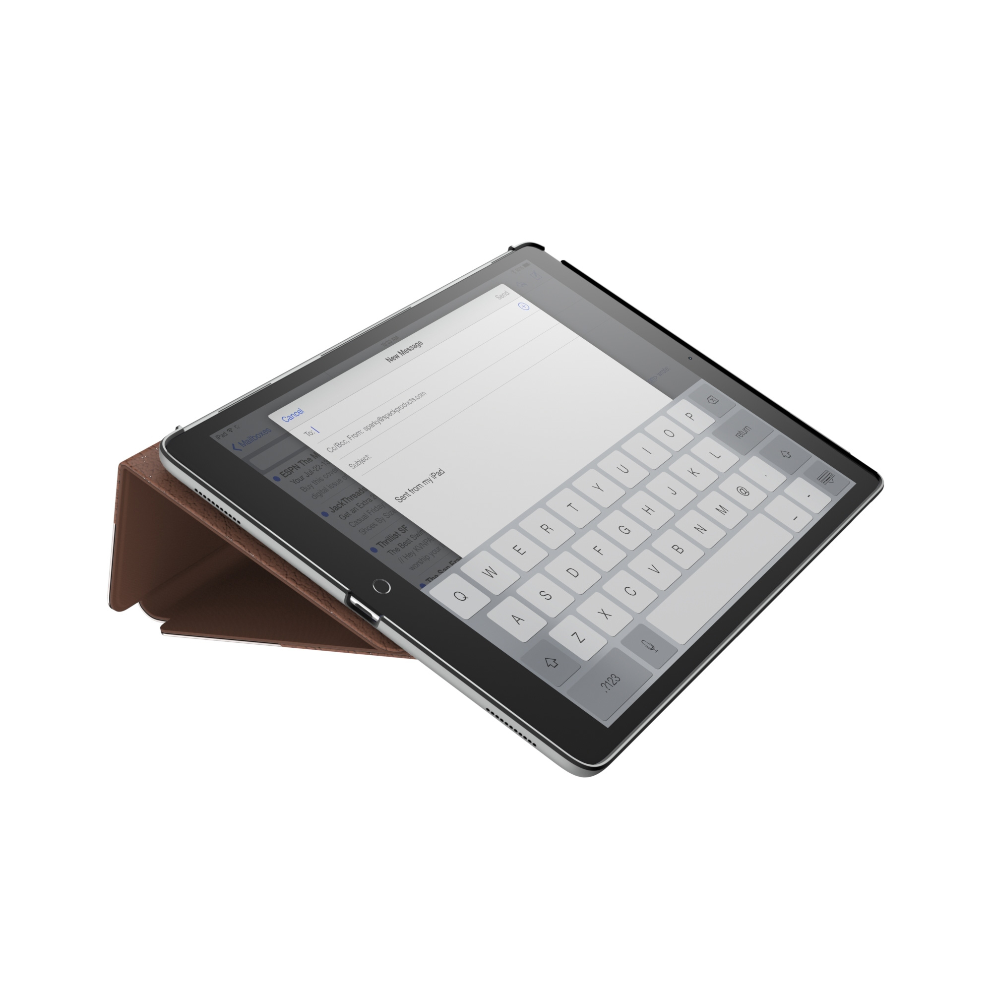 Speck Balance Folio Leather Case iPad Air/Air 2/9.7 (2017)/9.7 (2018)/ iPad Pro 9.7 Walnut Brown – image 3
