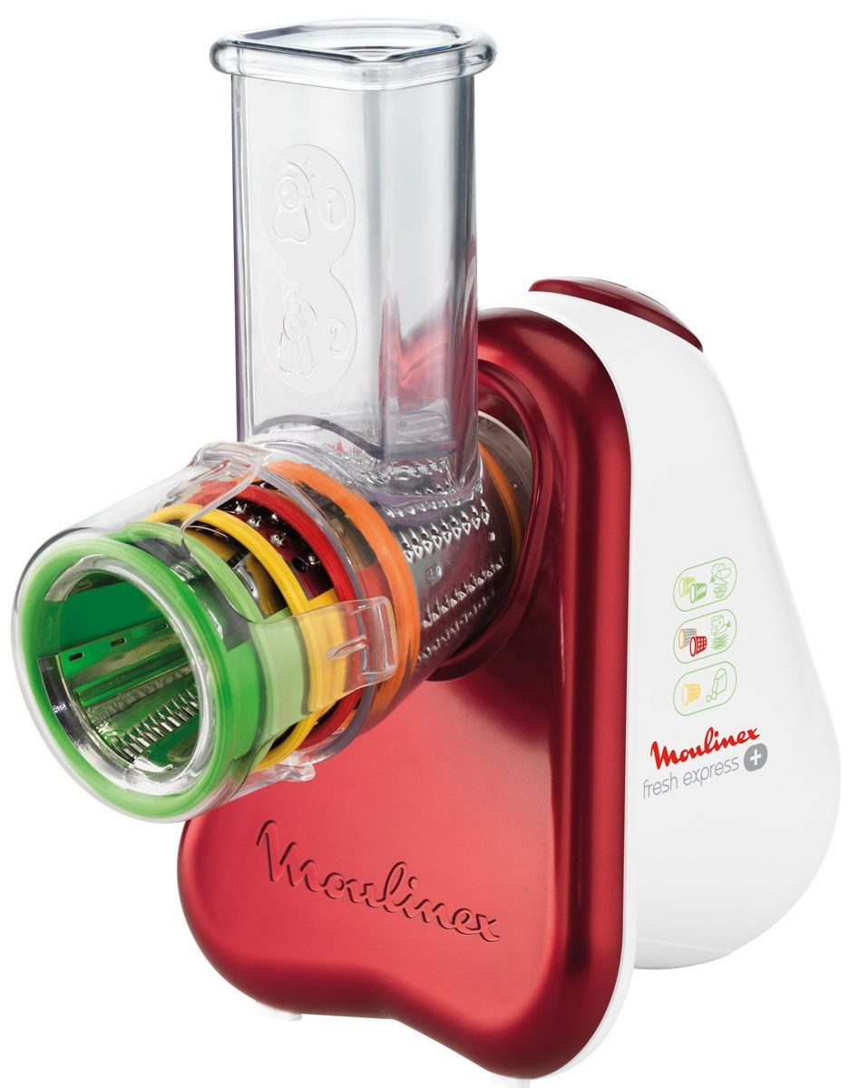 Moulinex DJ755G electric grater/spiralizer Red, White – image 1