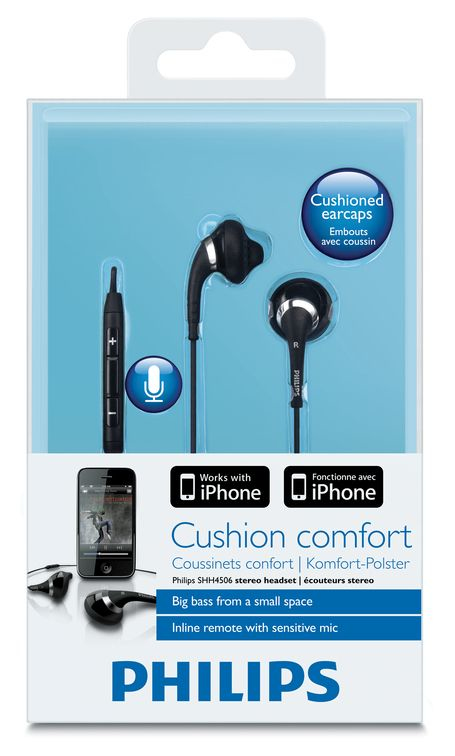 Philips SHH4506/28 headphones/headset Wired In-ear Black – image 2