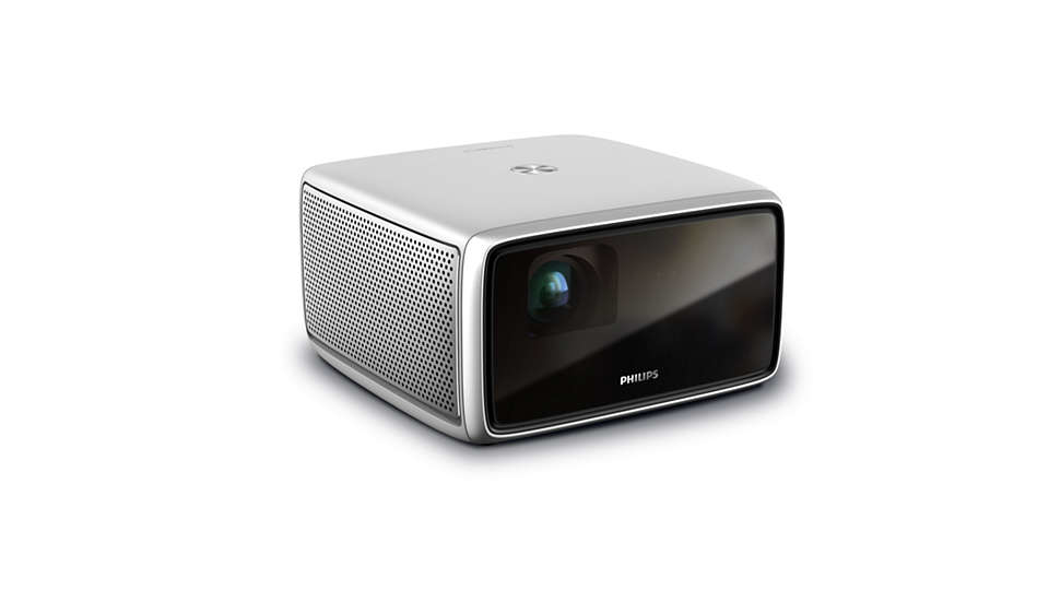 Philips SCN450/INT data projector Short throw projector 1800 ANSI lumens DLP 1080p (1920x1080) Black, Silver – image 1