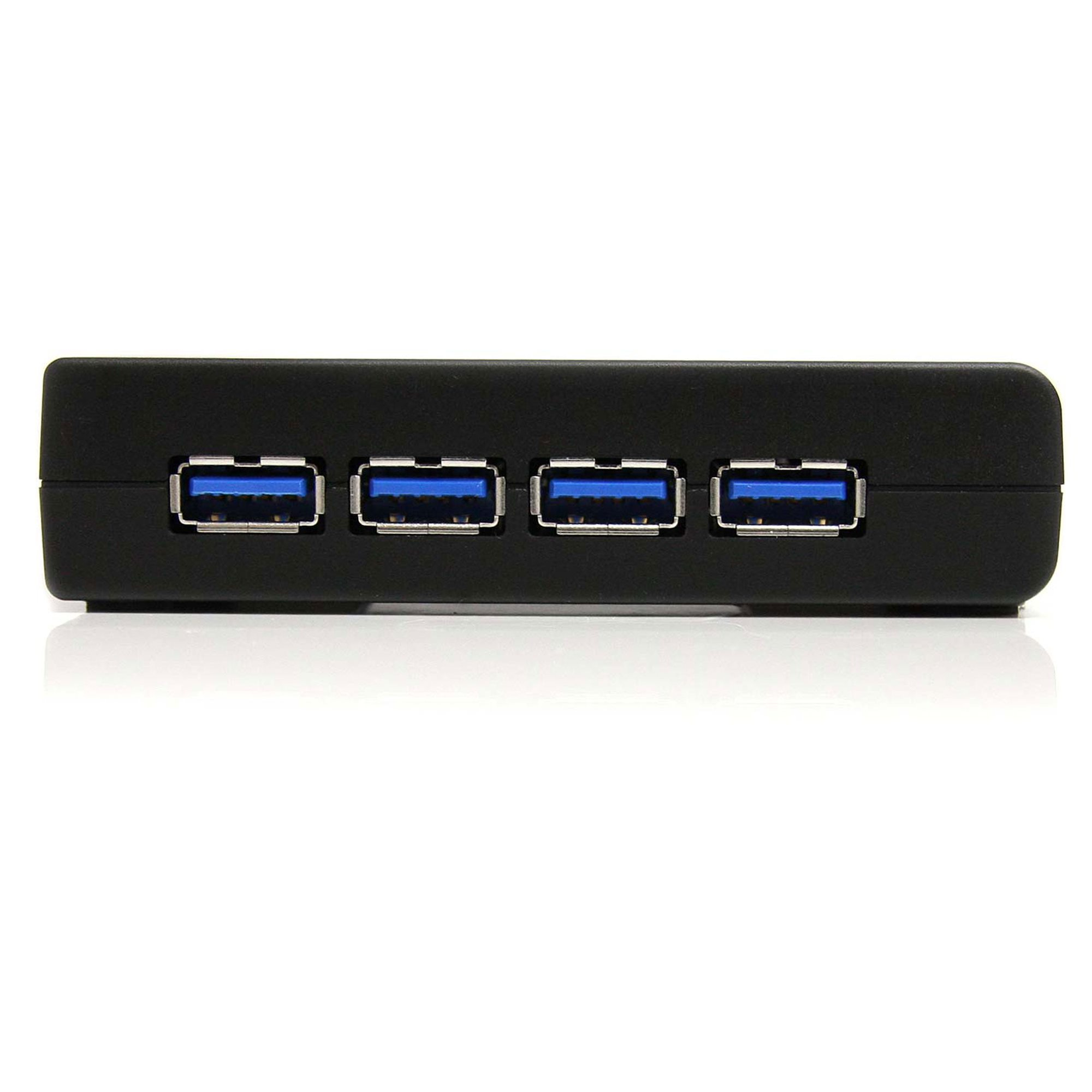 StarTech.com 4 Port Black SuperSpeed USB 3.0 Hub - 5Gbps – image 2