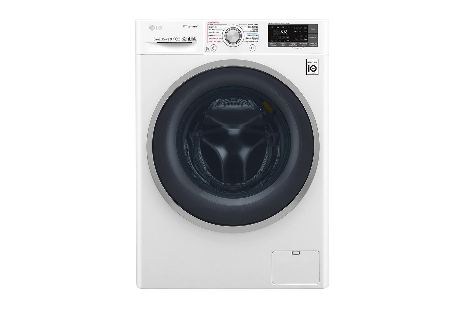LG F964J71WRH washer dryer Freestanding Front-load White