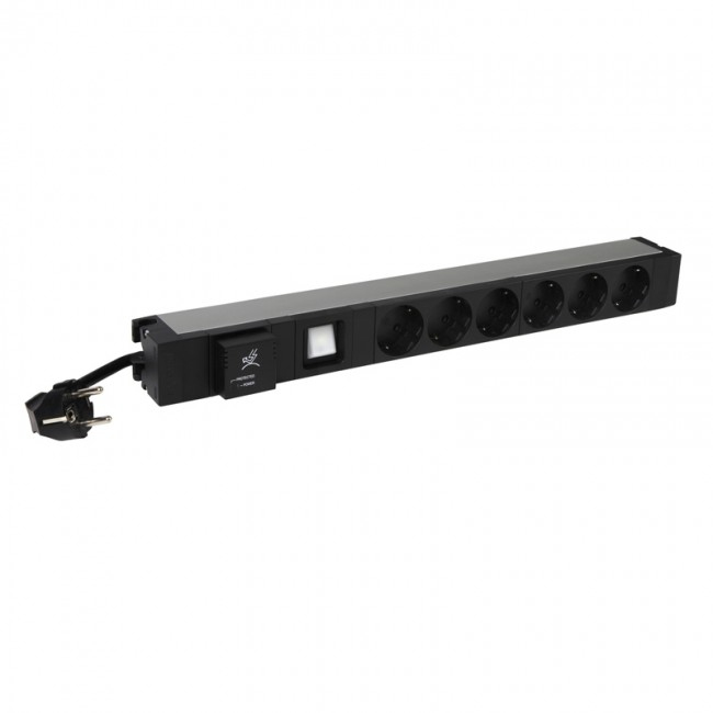 Basic PDU 19" 6 Schuko...