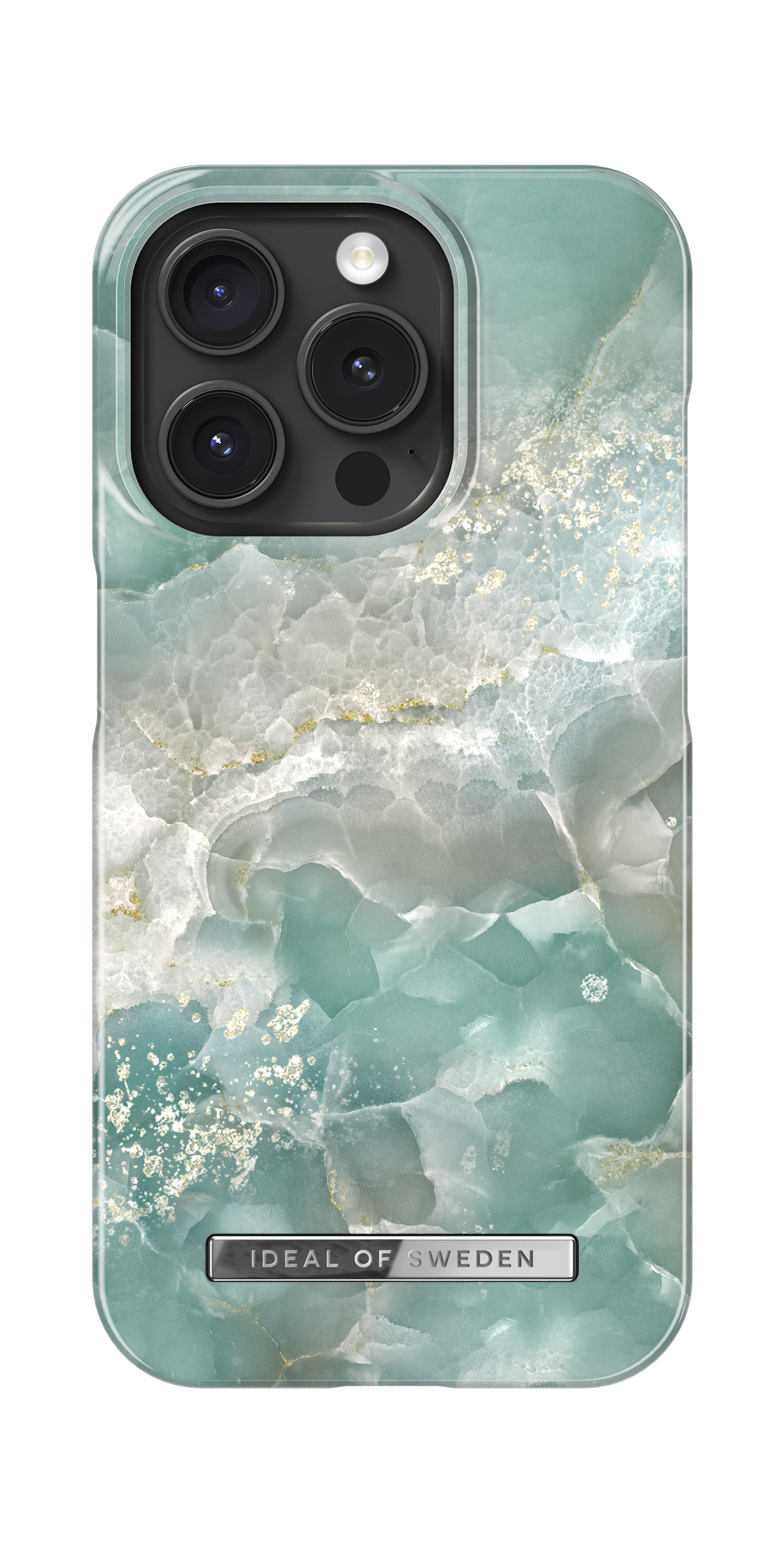 iDeal of Sweden Printed Case iPhone 15 Pro Azura Marble