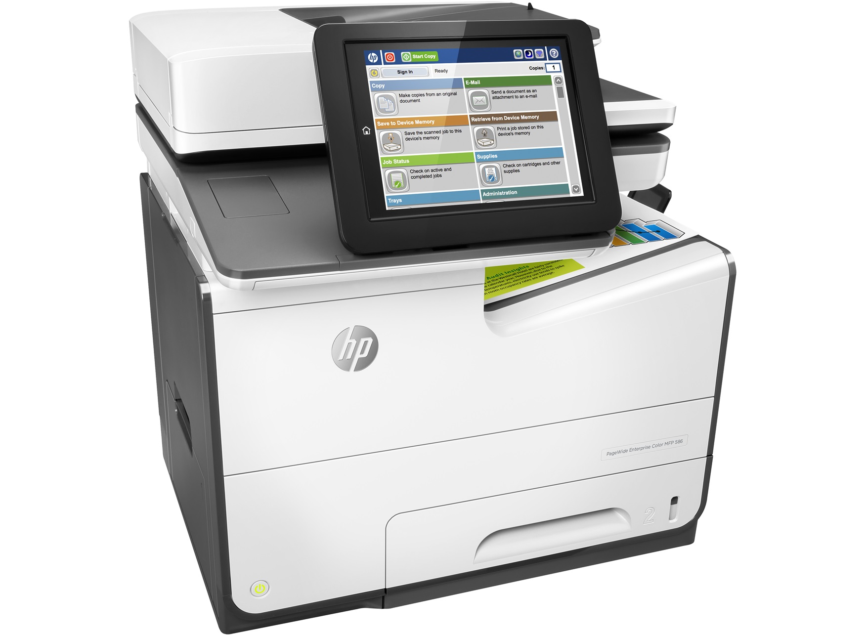 HP Enterprise Color MFP 586dn – image 3