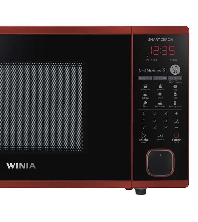 Daewoo KOR-1N4HR microwave Black, Red Countertop – image 5