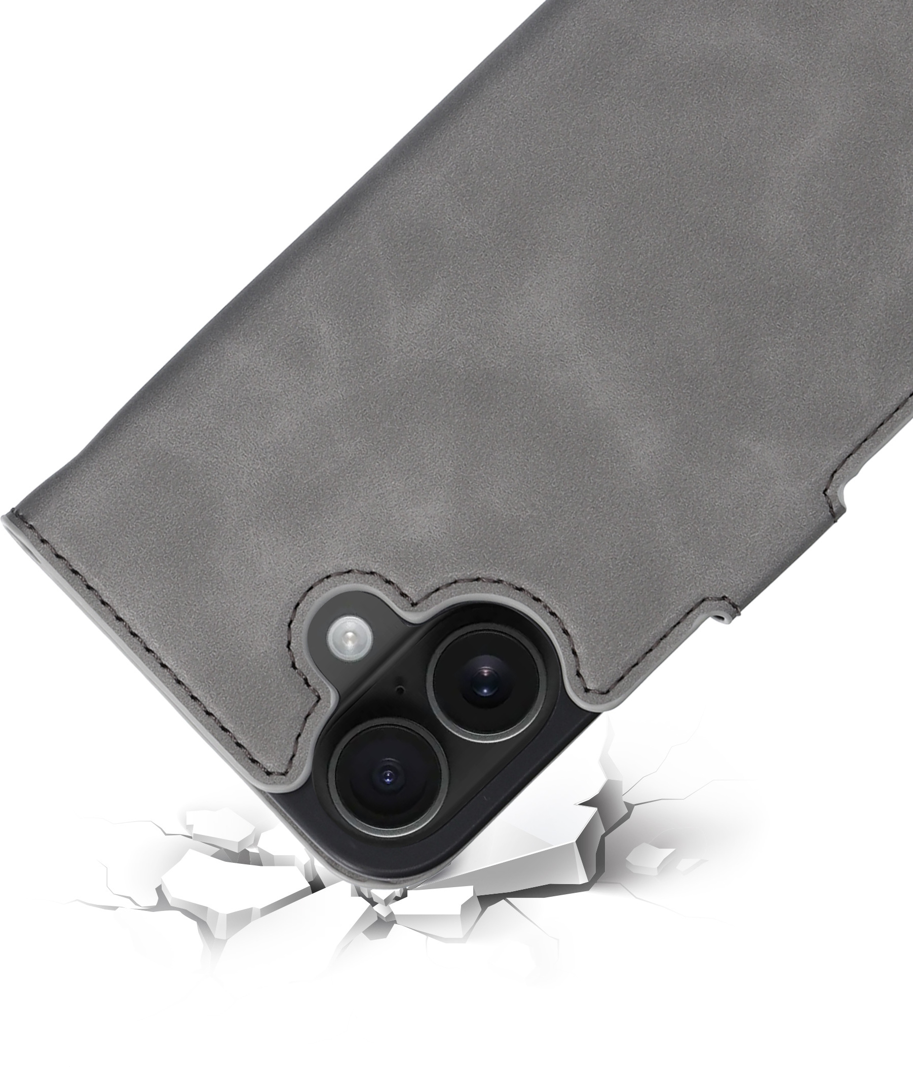 Mobiparts Classic Wallet Case Apple iPhone 16 Granite Grey (MagSafe Compatible) – image 2
