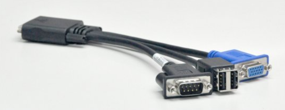 Lenovo - Keyboard / video / mouse (KVM) cable - USB, DB-9, HD-15 (VGA) - for NeXtScale nx360 M4 5455