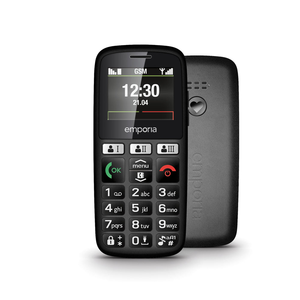 Emporia HAPPY 4,6 cm (1.81") 70 g Nero