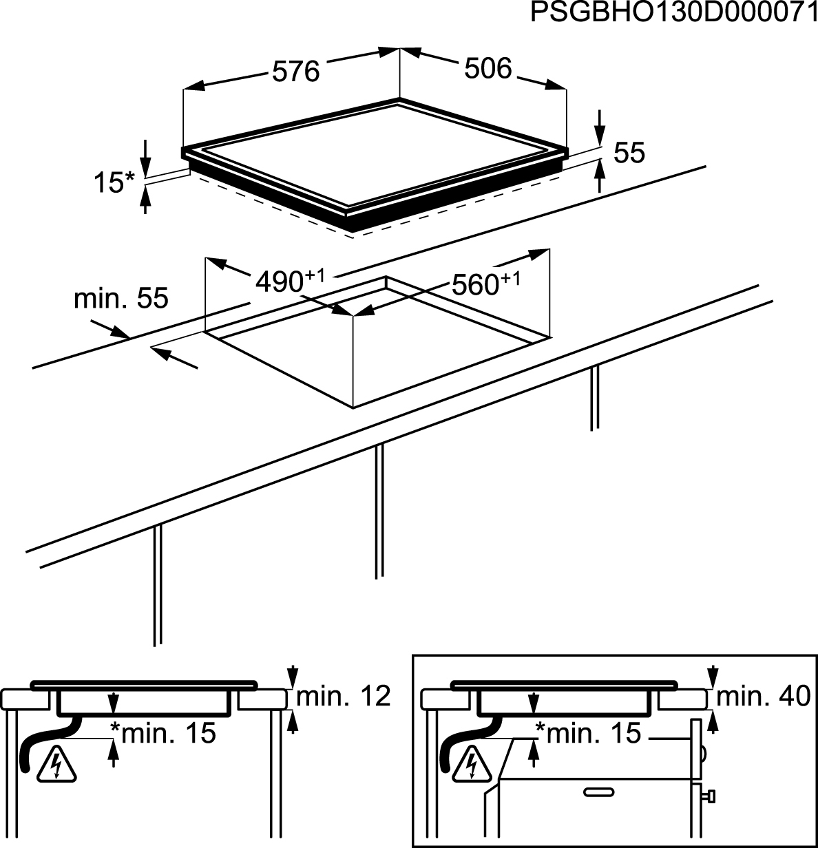 AEG HK634200XB Stainless steel Built-in Zone induction hob 4 zone(s) – image 6