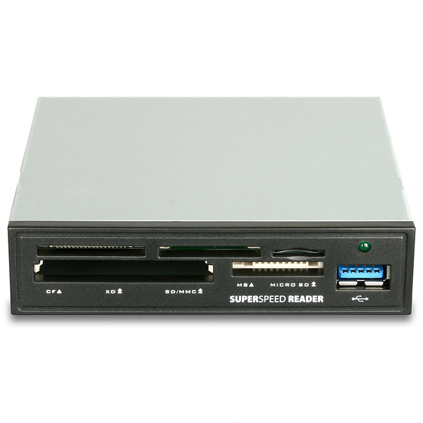 Axagon CRI-S3 card reader USB 3.2 Gen 1 (3.1 Gen 1) Internal Black, Grey – image 3