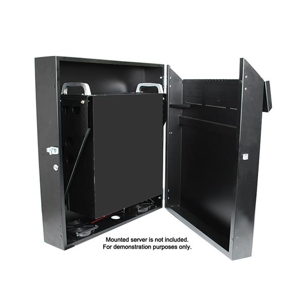 StarTech.com 4U 19in Secure Horizontal Wall Mountable Server Rack - 2 Fans Included – image 6