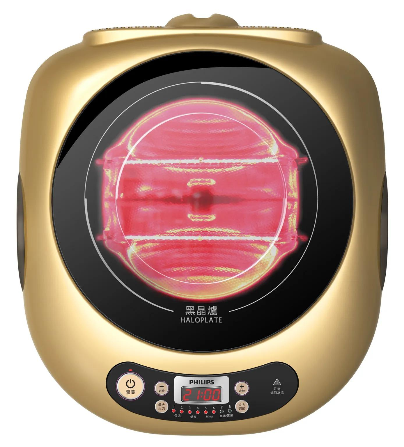 Philips Viva Collection HD4990/50 hob Black, Gold Countertop Halogen 1 zone(s) – image 2