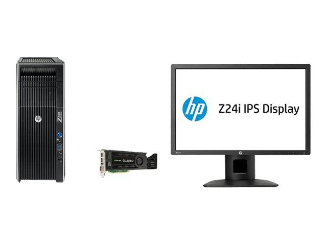 HP 620 + NVIDIA Quadro K4000 + Z24i
