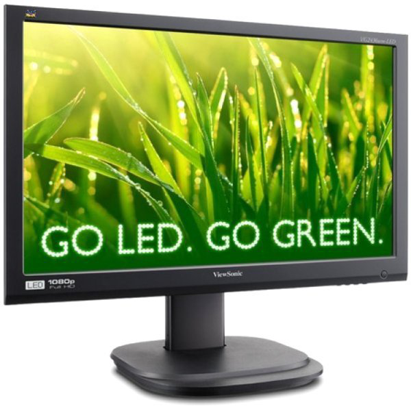 Viewsonic LED LCD VG2436WM computer monitor – image 2