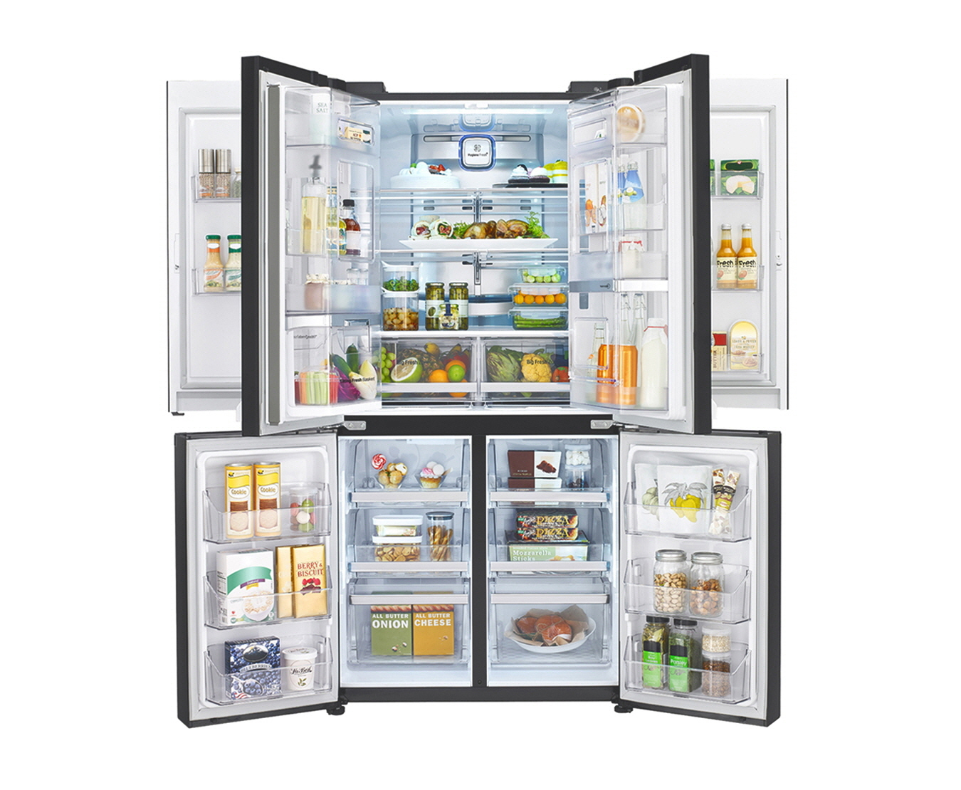 LG GR-D31FWCHL side-by-side refrigerator Freestanding Stainless steel – image 4