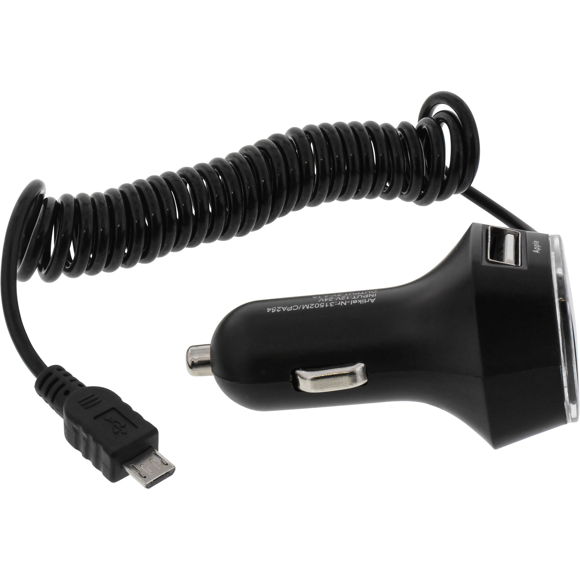 InLine USB Car Adapter
