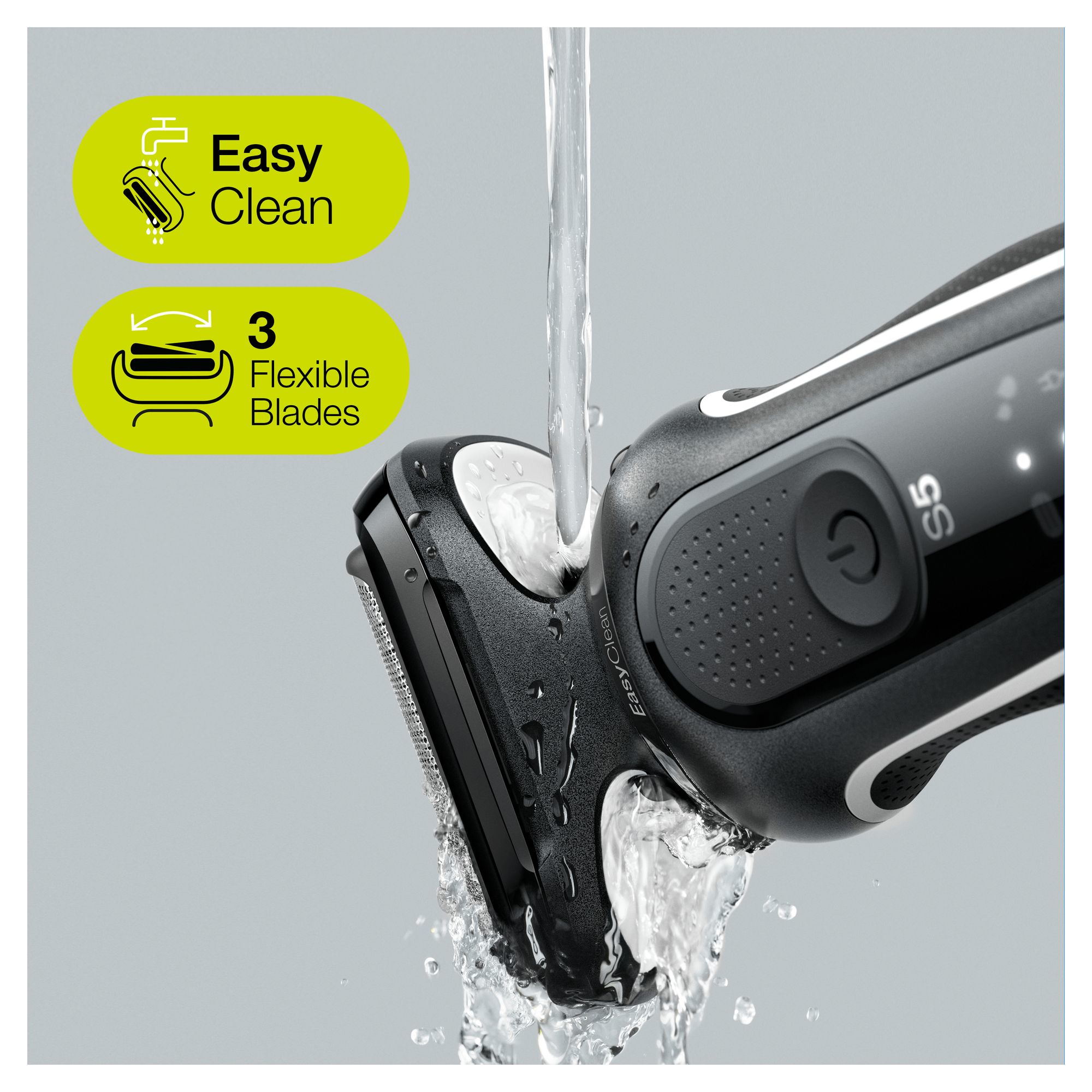 Braun Series 5 51-W1200s Foil shaver Trimmer Black, White – image 3