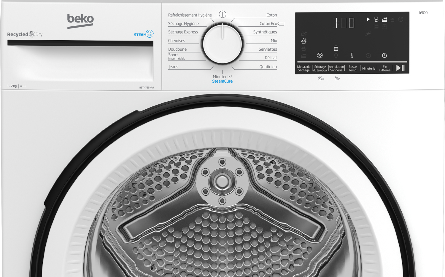 Beko B3T4723WW tumble dryer Freestanding Front-load – image 3