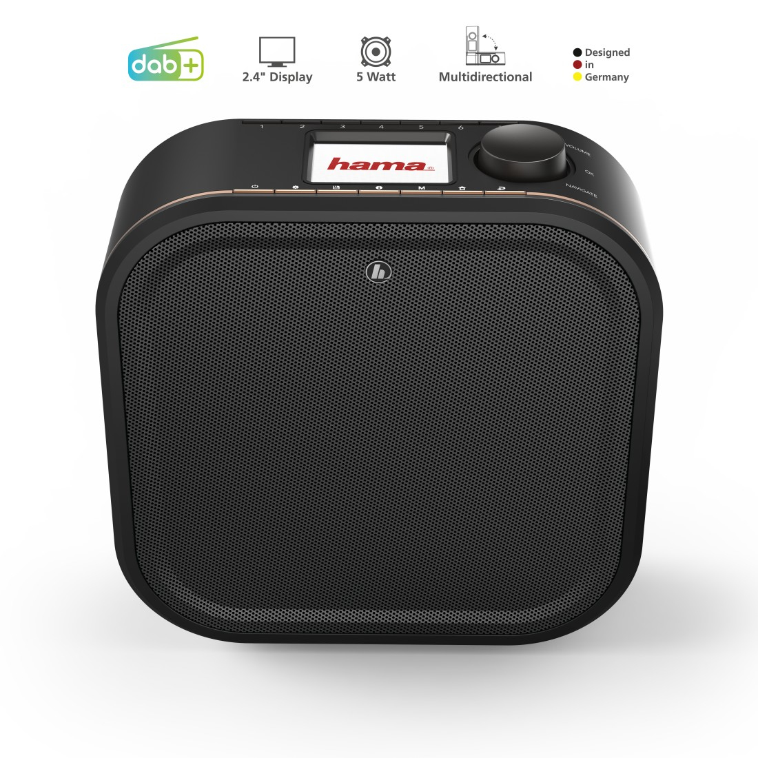 Hama DR350 Portable Analog & digital Black – image 4