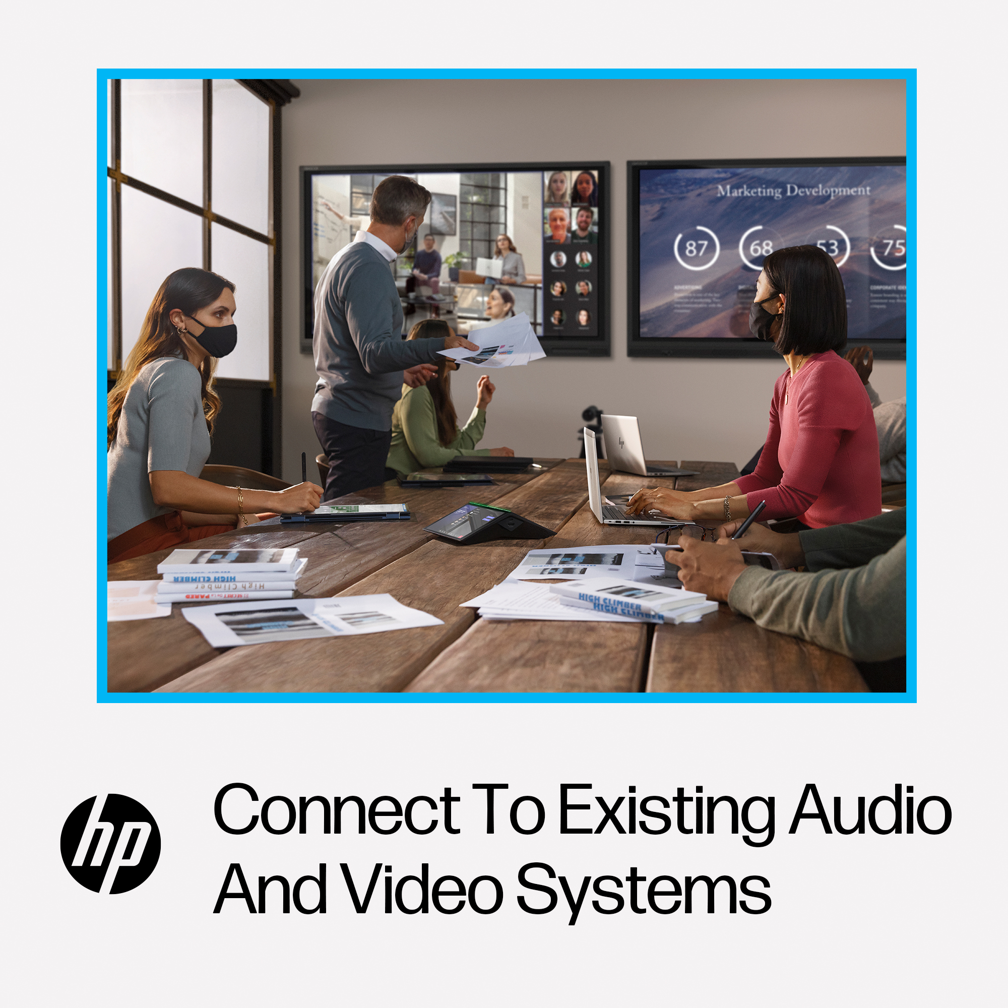 HP Presence Large Space Solution with Microsoft Teams Rooms – image 2
