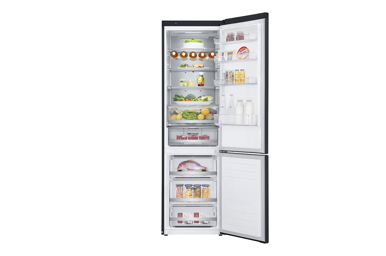 LG GBB92MCAXP fridge-freezer Freestanding – image 2